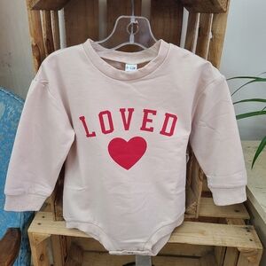 New Infant Long Sleeve Bodysuit Size 12-18 Months